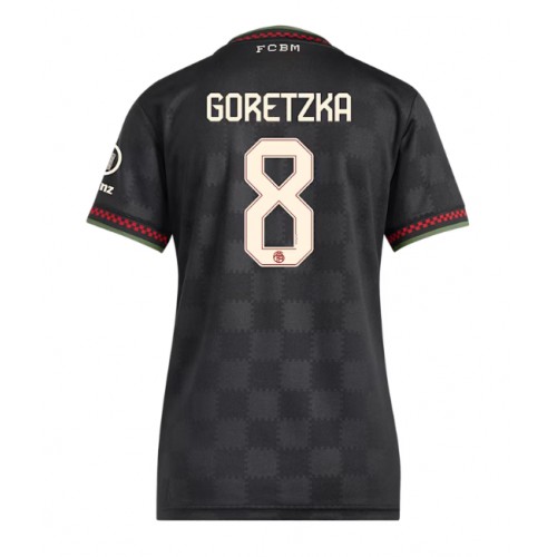 Stroje piłkarskie Bayern Munich Leon Goretzka #8 Koszulka Trzeciej dla damskie 2025-26 Krótki Rękaw